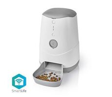 Nedis SmartLife Dávkovač krmív pre domáce zvieratá / Automatické krmítko pre psov a mačky / Wi-Fi / 3.7 l / Android & iOS