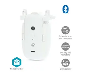 Nedis Záclonový robot biela