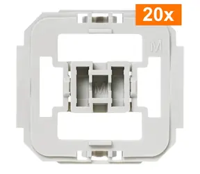 Homematic IP Adaptér Merten (20ks) / pre kompatibilné rámčeky a kryty radu Merten
