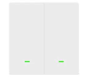 Evolveo WiFi Dual Switch Chytrý vypínač pre ovládanie osvetlenia biela / Dve tlačidlá / IP44 / SMART Life (Tuya) / 10A