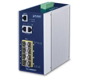 Planet IGS-10080MFT / Switch priemyselný / 2x 2.5Gbps SFP / 6x 1G SFP / 2x GbE RJ-45