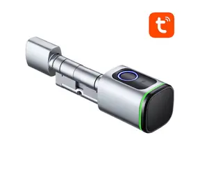 Rozbalené - Avatto SDL-S1-S90 Digitálna zámková vložka 90 mm strieborná / rozbalené