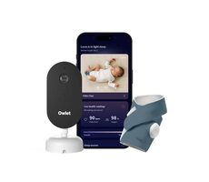 Owlet Dream Duo modrá / Owlet Dream Sock (múdra ponožka) + Owlet Cam 2 (detská pestúnka)