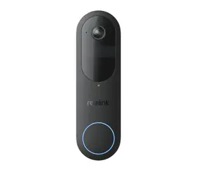 Reolink D340B čierna / bezpečnostné video zvonček / IP65 / 4K / WiFi / 7000mAh