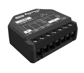 Shelly 2PM Gen3 chytré Wi-Fi relé s meraním spotreby (2 kanály) / Wi-Fi / Bluetooth / 2x10A