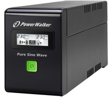 Rozbalené - PowerWalker VI 600 SW / záložný zdroj UPS / 600 VA / 360 W / 3x IEC 13 / RJ11 / RJ45 / USB / rozbalené