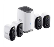 Baseus Security N1 PLUS 2K 4ks / Kamerový systém / 4X kamera N1 PLUS & centrálna stanica