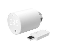 Shelly Blu TRV termostatická hlavica + Blu Gateway Gen. 3 biela / Múdra termostatická hlavica + Bluetooth Gateway