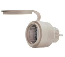 Shelly Outdoor Plug S Gen3 Múdra vonkajšia zásuvka béžová / Wi-Fi / Bluetooth / meranie spotreby