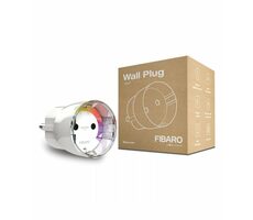 Rozbalené - Fibaro Wall Plug Type F biela / Múdra zástrčka / 2500W / Z-Wave / rozbalené