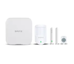 SAFE Starter Kit biela / Kompletný štart pre zabezpečenie bytu & domu či kancelárie / LAN / Wi-Fi / 2x SIM / 150 kanálov