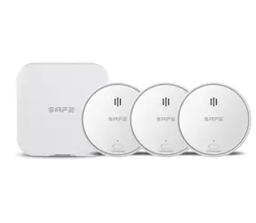 SAFE Starter Kit Fire biela / Bezdrôtová sada pre včasnú detekciu požiaru / LAN / Wi-Fi / 2xSIM / 150 kanálov