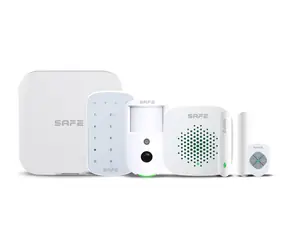 SAFE Starter Kit Cam PLUS biela / Bezdrôtová sada zabezpečenia s foto verifikáciou / LAN / Wi-Fi / 2xSIM / 150 kanálov