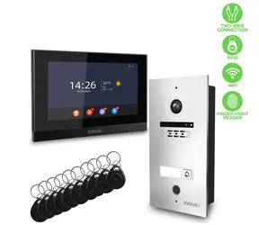 Evolveo DoorPhone ID-1 / 2-drôtový videotelefón s RFID / odtlačkom prsta a podporou ONVIF kamier