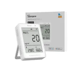Sonoff SAWF-07P AirGuard monitor kvality vzduchu PM2.5/PM10 s Matter cez Wi-Fi