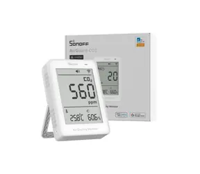 Sonoff SAWF-08P AirGuard CO2 Matter cez Wi-Fi monitor kvality vzduchu