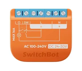 SwitchBot Relay Switch 1PM / inteligentné relé s meraním spotreby / 1 kanál / Bluetooth / Wi-Fi
