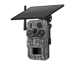 Viking HDs05 4G vonkajšia solárna IP kamera čierna / 3MP / 2304 x 1296 / slot na microSD kartu / IP66