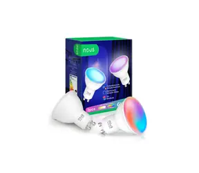 Nous P8 WiFi SMART Žiarovka RGB GU10 Tuya 2ks / 4.5W / 2700 - 6500K / 350lm