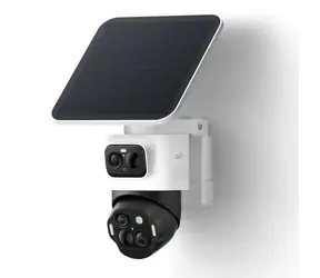Anker Eufy S4 biela / Vonkajšia IP kamera so solárnym nabíjaním / 360° / microSD / Wi-Fi / 4k