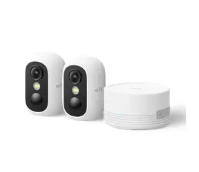 Anker Eufy C35 biela / HomeBase Mini + 2x IP kamera / 1080p / 130 ° / nočné videnie / microSD / Wi-Fi