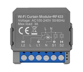 Avatto CMS16-RF-1 Inteligentný modul ovládania pohonu záclon/závesov WIFI+RF
