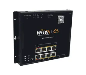Wi-Tek WI-PCES310GF Cloud PoE switch 8x RJ45 + 2x SFP / 120W