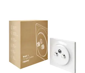 Fibaro Walli N TV-SAT Outlet FGWTFEU-021 / Koaxiálna zásuvka bez inteligencie 