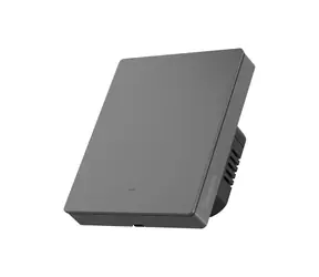 Sonoff SwitchMan Chytrý Nástenný Vypínač M5 Matter tmavo šedá / 1-tlačidlo / 80 mm