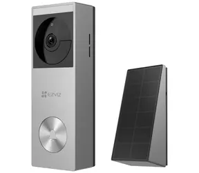 Ezviz HP3 Pro Chytrý videozvonok šedá / Wi-Fi / 2048×1296 / solárny panel / IP65