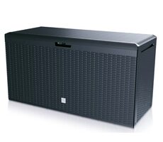 PROSPERPLAST Záhradný box BOXE RATO PLUS čierna / 290l / 114 x 60 x 47 cm