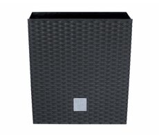 Prosperplast Rato Square antracit 26.5 x 26.5 x 50 cm / Kvetináč 