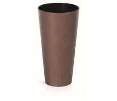 Prosperplast TUBUS SLIM CORTEN patinujúca oceľ 30 cm / Kvetináč 