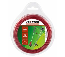 KREATOR KRTGTR2025 / Struna do kosačiek / guľatá / priemer 2 mm / dĺžka 25 m