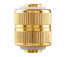 Neo Tools 15-736 zlatá / spojka pre pevné spojenie hadíc / materiál mosadz / 1/2&quot;