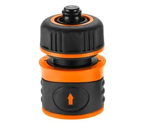 Neo Tools 15-721 oranžovo-čierna / rýchlospojka s funkciou STOP / materiál plast / 1/2"