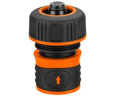 Neo Tools 15-723 oranžovo-čierna / rýchlospojka s funkciou STOP / materiál plast / 3/4"