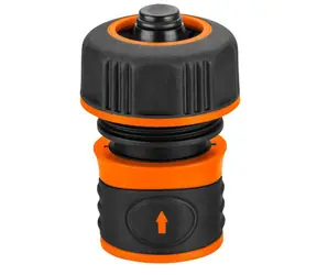 Neo Tools 15-723 oranžovo-čierna / rýchlospojka s funkciou STOP / materiál plast / 3/4"