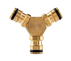 Neo Tools 15-748 zlatá / rozdvojka typu Y / materiál mosadz