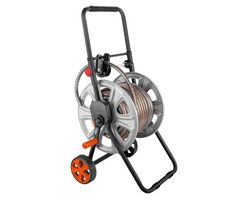 Neo Tools 15-792 šedo-čierna / vozík pre záhradnú hadicu s navijakom až 60m 1/2&quot; alebo 20m 3/4&quot;