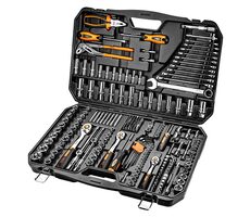 Neo Tools 10-078 / Sada náradia a nástrčných hlavíc / 233 ks