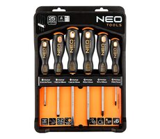 Neo Tools 04-213 / Sada skrutkovačov / S2 oceľ