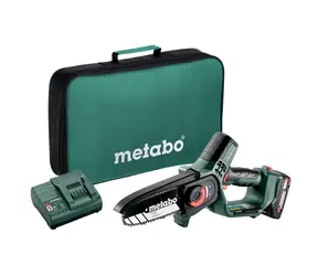 Metabo MS 18 LTX 15 / Aku prerezávacia píla / 18V / dĺžka čepele 15 cm / 5 m/s / 1x 2.0 Ah