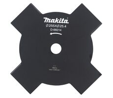 Makita D-66014 Vyžínací nôž 255x25.4 mm / 4 čepieľky