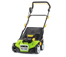 Fieldmann FZV 70905-0 / 2x20V Vertikutátor / záber: 38 cm / hĺbka 5x (-12 až + 6) / kôš 50 l