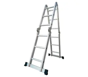 Fieldmann FZZ 4107 / Multifunkčný rebrík / 3.6 m / Štafle 1.74 m / Lešenie: 98 cm / max 150 kg