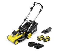 Kärcher LMO 4-18 Dual Battery Set / Aku Kosačka na trávu / 2x18V / šírka záberu 37 cm / kôš 40 l / 2x 5.0 Ah