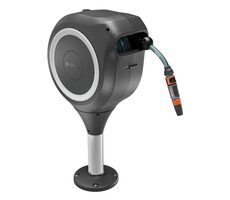 Gardena 18607-20 RollUp S biely 15m / Terasový box na hadicu / automatické navíjanie