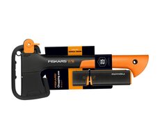 Fiskars 1020183 Set Sekera univerzálna X7 + ostrič Xsharp