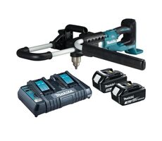 Makita DDG460T2X7 / Aku pôdny vrták / 2x18V / 2x5.0Ah 